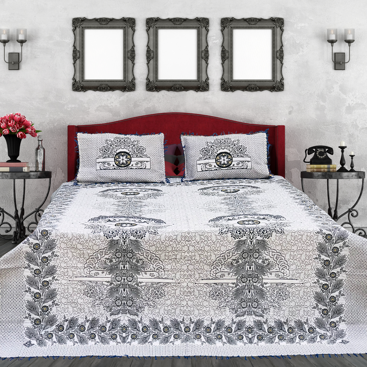 Blue Signature Cotton 3-Pc Bedsheet Set – Your Ultimate Sleep Upgrade