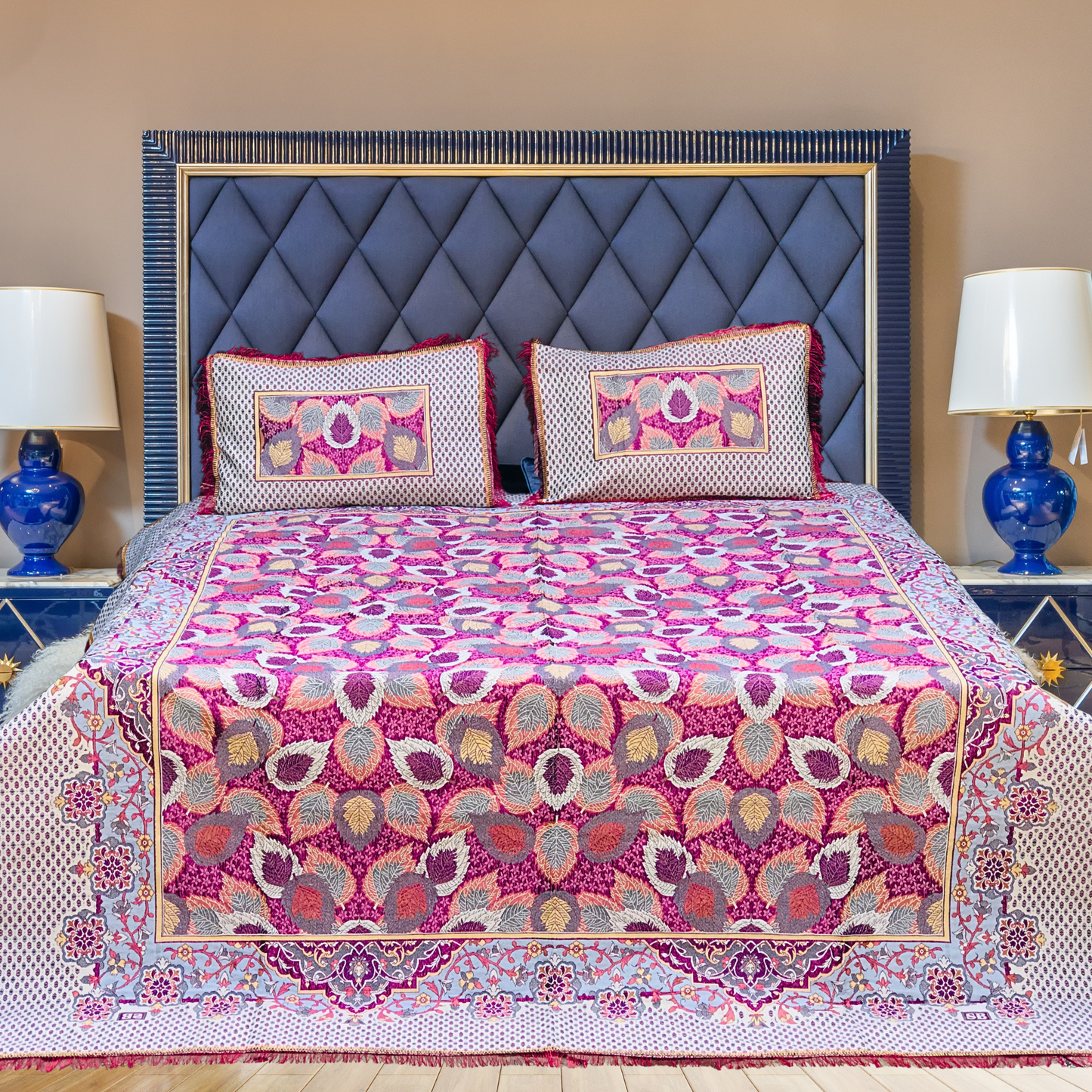 3PC Pink Breeze Fancy Bedsheet – Wedding & Home Luxury