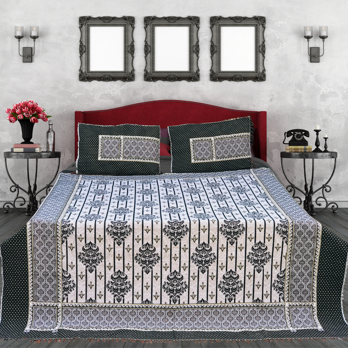 SOTI Brown Supreme Soft 3-Pc Bedsheet Set – Luxury Comfort, Every Night