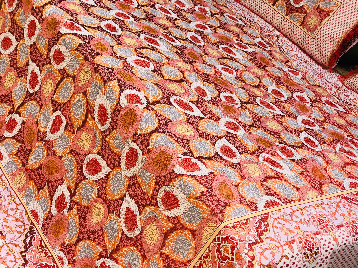 3PC Red Breeze Fancy Bedsheet – Wedding & Home Luxury
