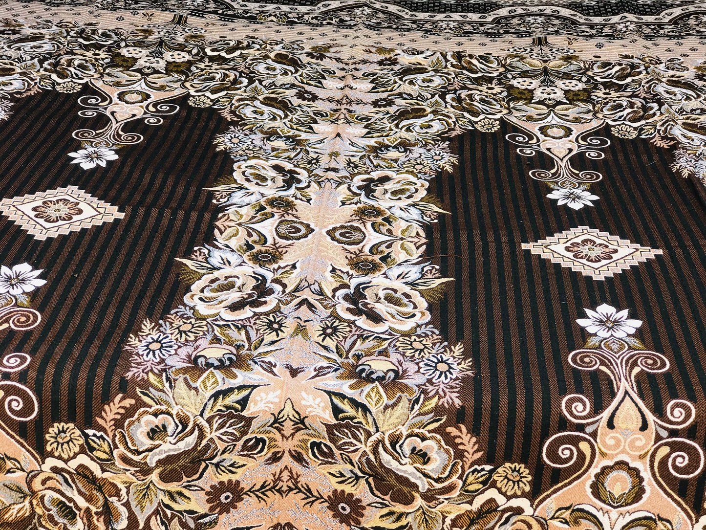 Brown Diamond Grace 3PC Cotton Bedsheet – Luxurious Comfort for Every Home