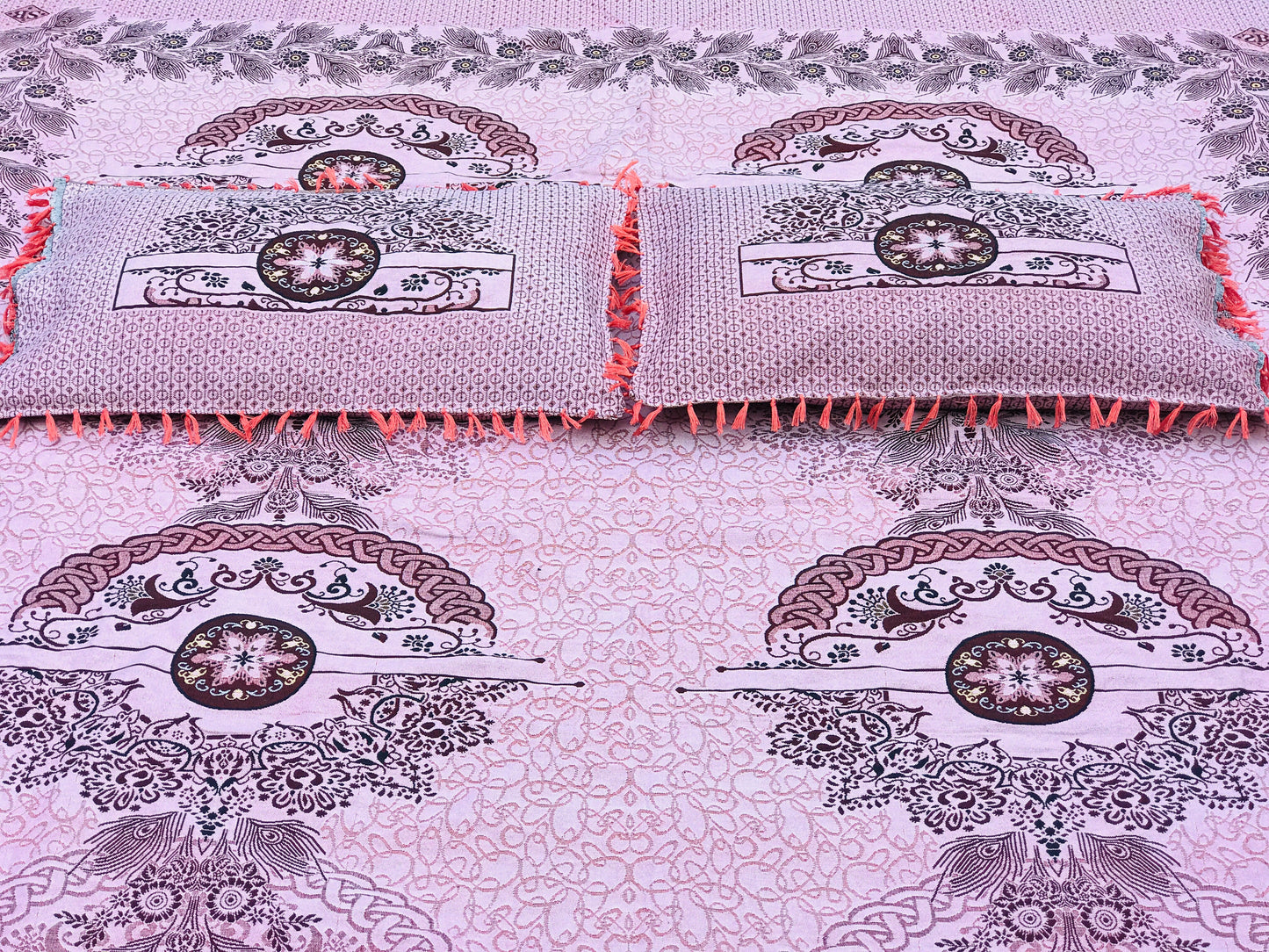 Pink Signature Cotton 3-Pc Bedsheet Set – Your Ultimate Sleep Upgrade