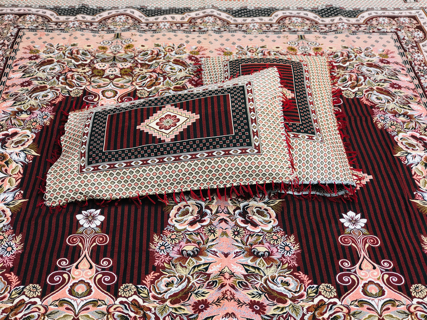 Red Diamond Grace 3PC Cotton Bedsheet – Luxurious Comfort for Every Home