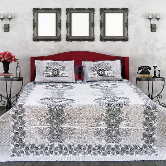 Blue Signature Cotton 3-Pc Bedsheet Set – Your Ultimate Sleep Upgrade