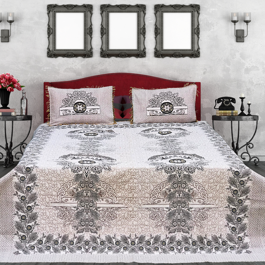 Brown Signature Cotton 3-Pc Bedsheet Set – Your Ultimate Sleep Upgrade