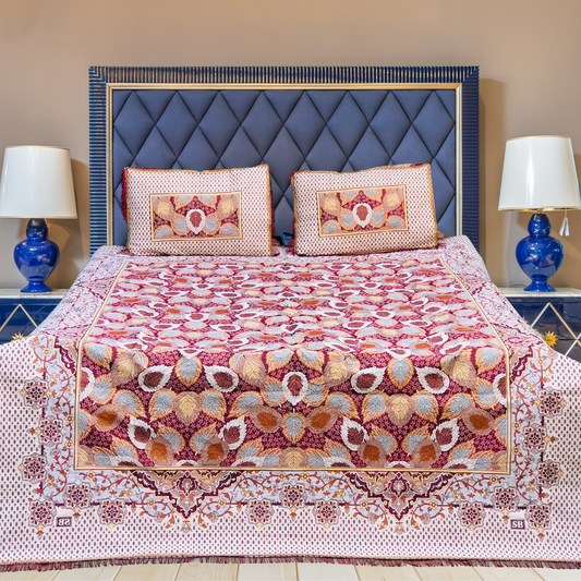 3PC Mehron Breeze Fancy Bedsheet – Wedding & Home Luxury