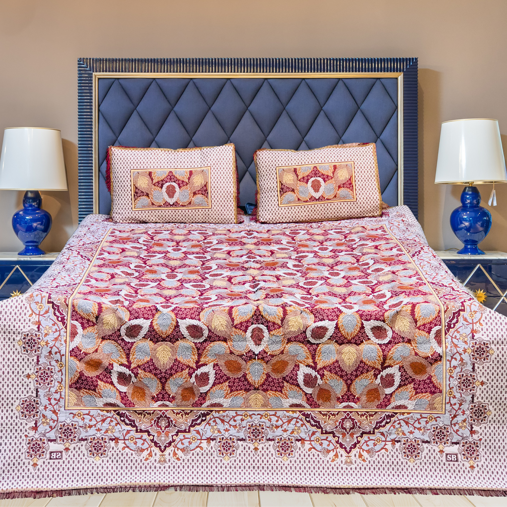 3PC Mehron Breeze Fancy Bedsheet – Wedding & Home Luxury