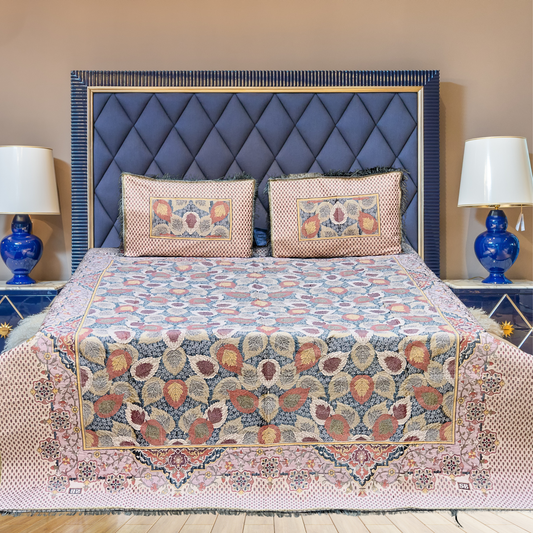 3PC Grey Breeze Fancy Bedsheet – Wedding & Home Luxury