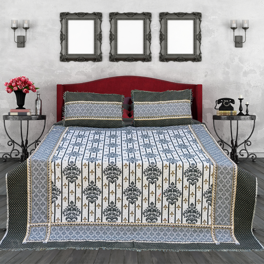 SOTI Grey Supreme Soft 3-Pc Bedsheet Set – Luxury Comfort, Every Night