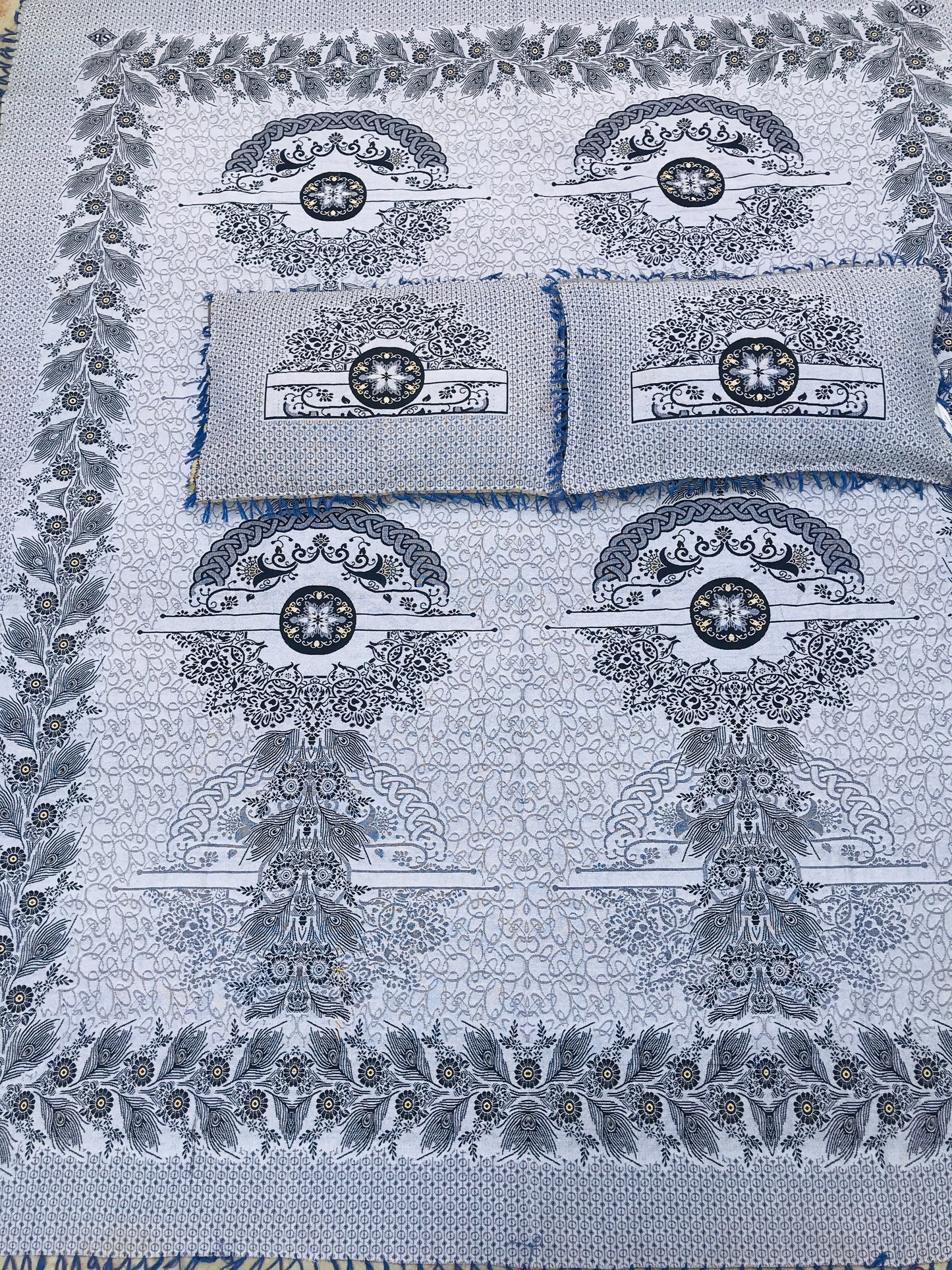 Blue Signature Cotton 3-Pc Bedsheet Set – Your Ultimate Sleep Upgrade