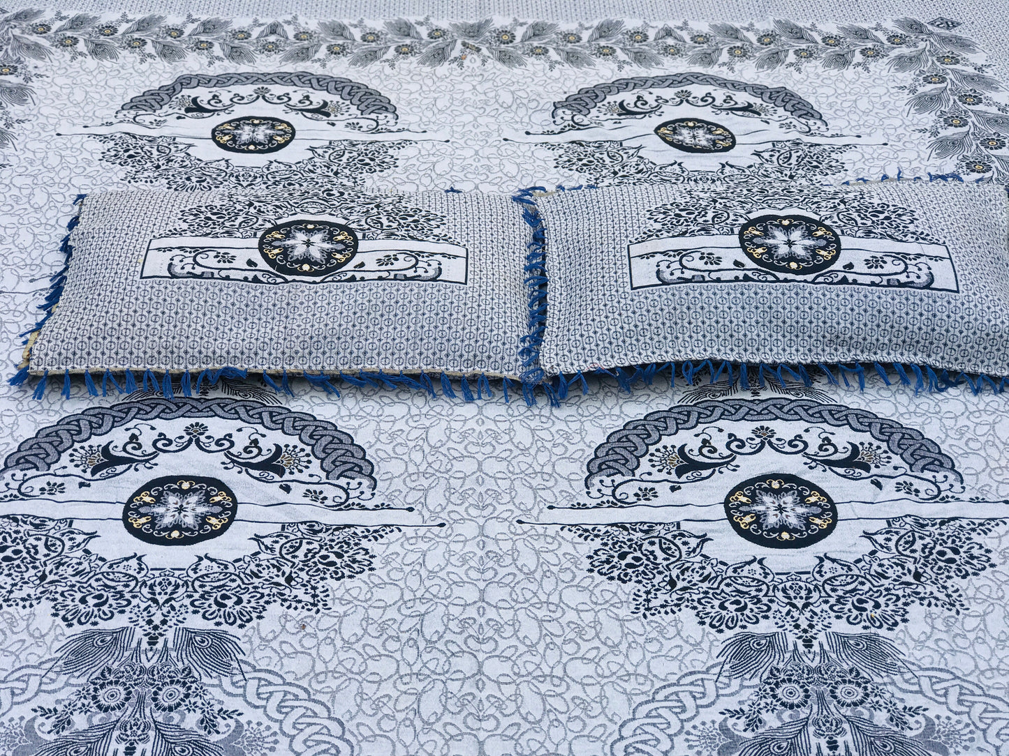 Blue Signature Cotton 3-Pc Bedsheet Set – Your Ultimate Sleep Upgrade