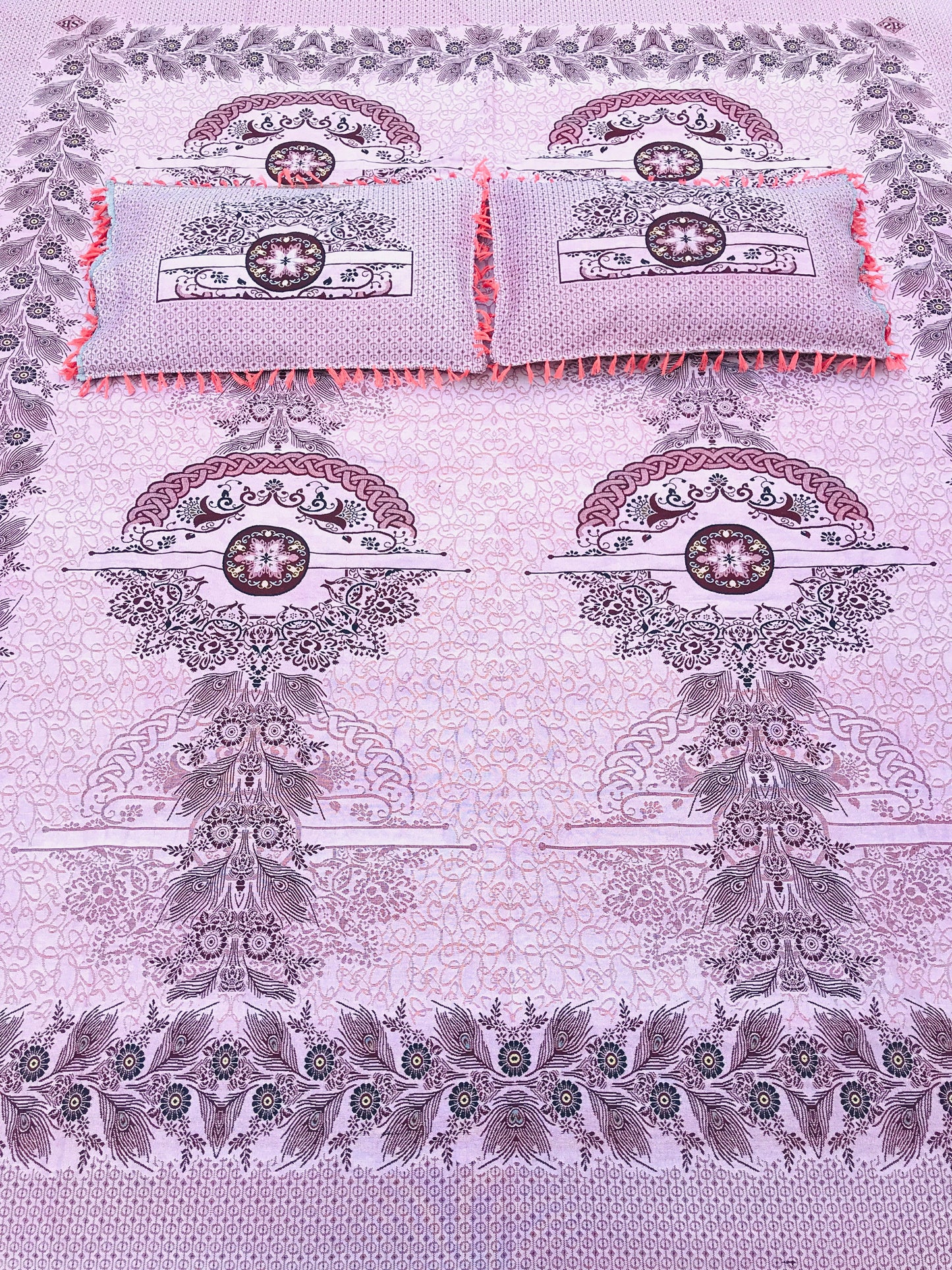 Pink Signature Cotton 3-Pc Bedsheet Set – Your Ultimate Sleep Upgrade