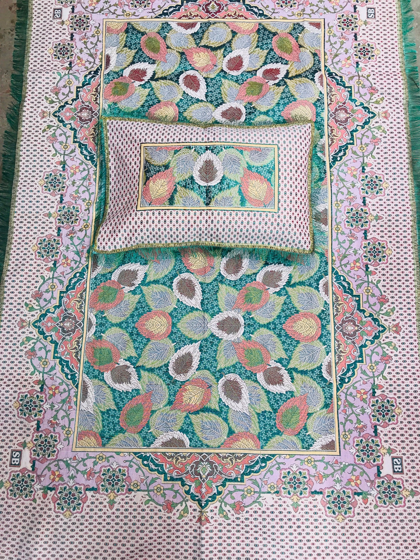 3PC Green Breeze Fancy Bedsheet – Wedding & Home Luxury