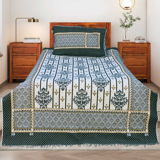 SOTI Grey Supreme Soft 3-Pc Bedsheet Set – Luxury Comfort, Every Night